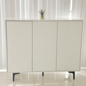 Stella 3D Console Table with Storage Cabinet