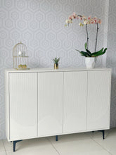 Load image into Gallery viewer, Stella 4D Console Table with Storage Cabinet