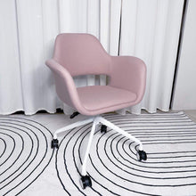 Load image into Gallery viewer, Old Rose / Mauve Upholstered Office Swivel Accent Chair