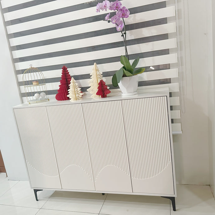 Console Table with Storage Cabinet