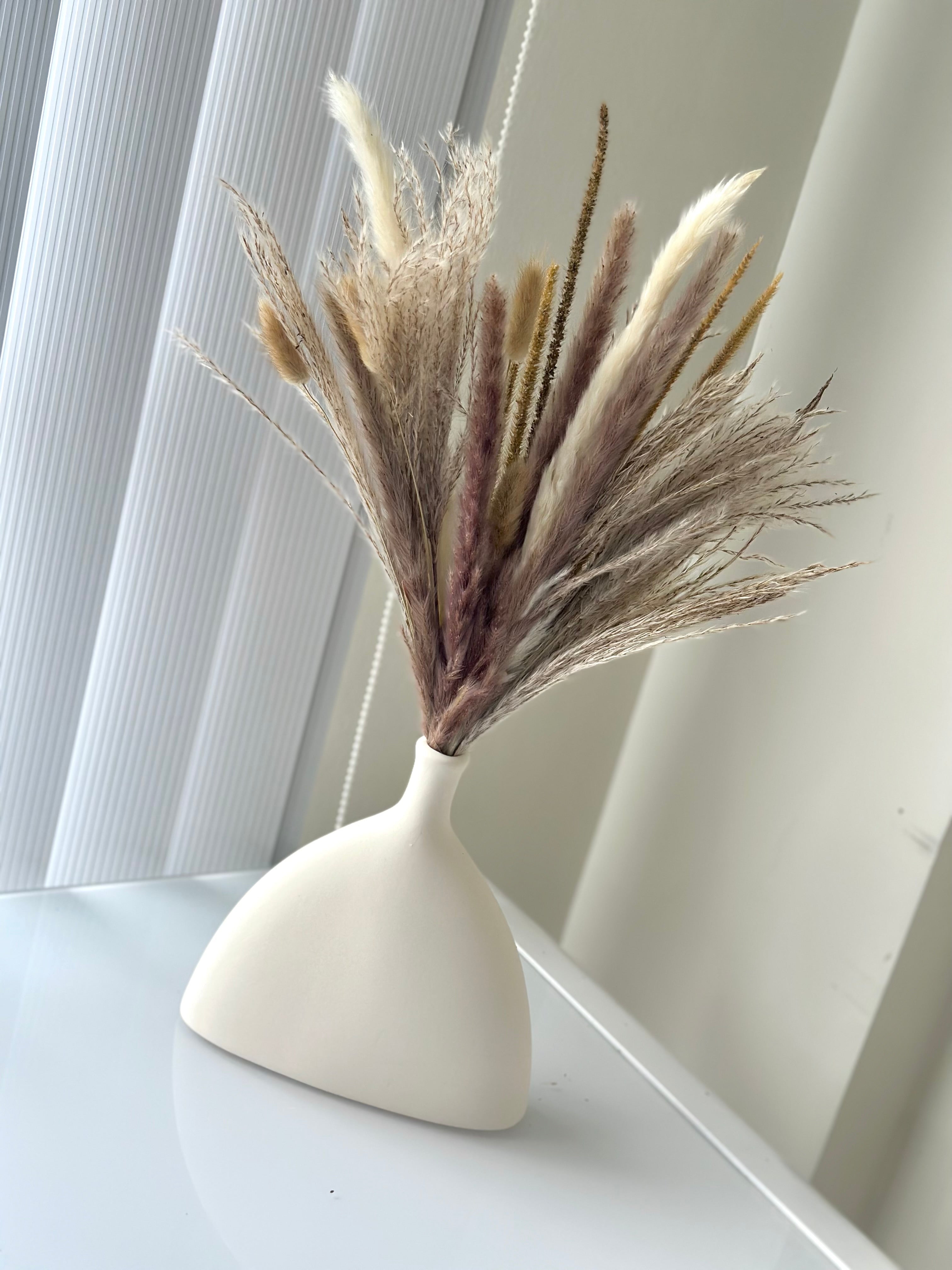 Dried Pampas w/ Vase Table Decor