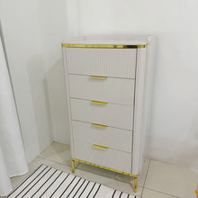 Load image into Gallery viewer, Luxury Glossy Console Coffee Prep Bar Clothes Chest Drawers