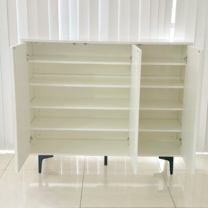 Stella 3D Console Table with Storage Cabinet