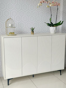 Stella 4D Console Table with Storage Cabinet