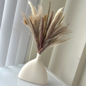 Dried Pampas w/ Vase Table Decor