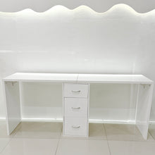 Load image into Gallery viewer, Misty Double Desk Office Computer Study Table for 2 (White)