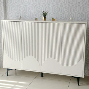 Stella 4D Console Table with Storage Cabinet