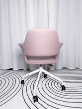 Load image into Gallery viewer, Old Rose / Mauve Upholstered Office Swivel Accent Chair