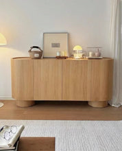 Load image into Gallery viewer, [Preorder] Amelia Solid Wood Console Buffet Storage Cabinet