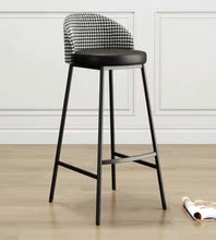 Load image into Gallery viewer, Houndstooth Bar Stool Chair