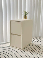 Load image into Gallery viewer, Nancy Minimalist Narrow Side Table / Drawer (Off-White)