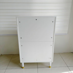 60cm Alice White Small Console Cabinet / Table
