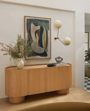 Load image into Gallery viewer, [Preorder] Amelia Solid Wood Console Buffet Storage Cabinet
