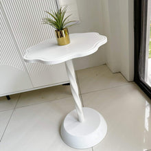 Load image into Gallery viewer, Flower White Side Table