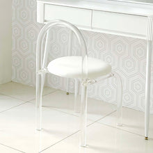 Load image into Gallery viewer, Acrylic velvet vanity chair