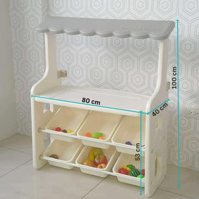 Toys shelf rack organizer