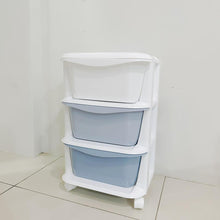 Load image into Gallery viewer, Baby Blue Storage Plastic Organizer