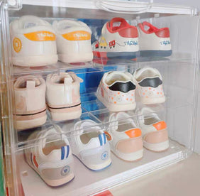 Baby/Toddler Clear Transparent See Through Shoe Rack Storage Shelf