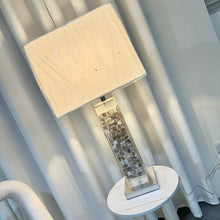 Load image into Gallery viewer, Mother of Pearl Shell Crystal Lamp Shade
