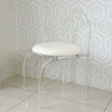 Load image into Gallery viewer, Acrylic velvet vanity chair