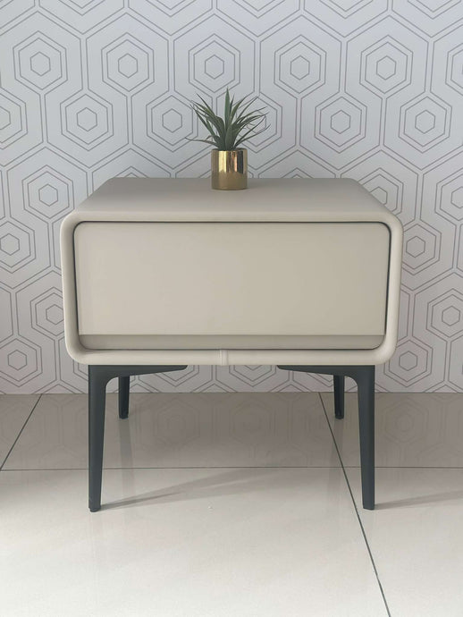sabrina side table off gray