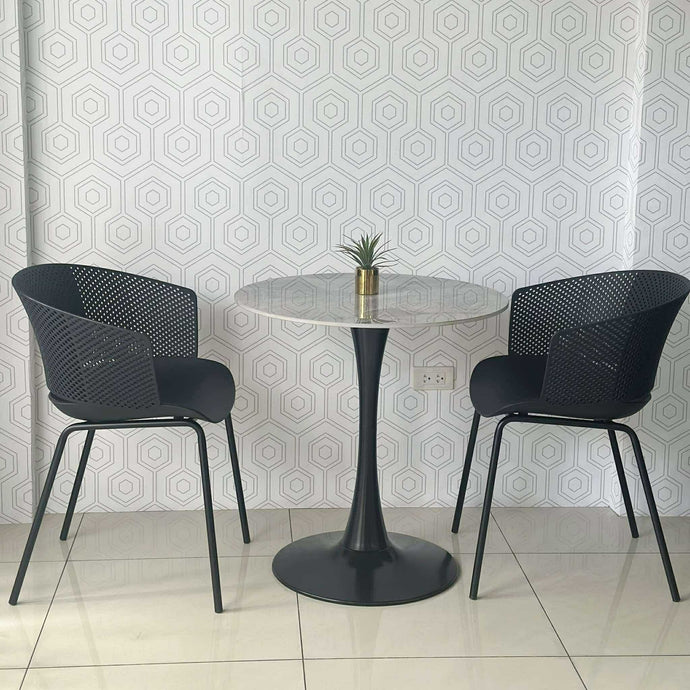 Black 2seater Dining set