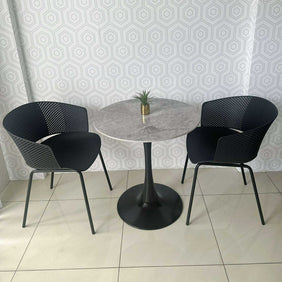 Black 2seater Dining set