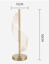 Load image into Gallery viewer, Gold LED Night Desk Side Table Lamp