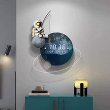 Load image into Gallery viewer, Astronaut Digital Wall Clock Decor