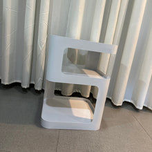 Load image into Gallery viewer, White Modern Side Table