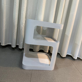 [Display Unit Sale] White Modern Side Table