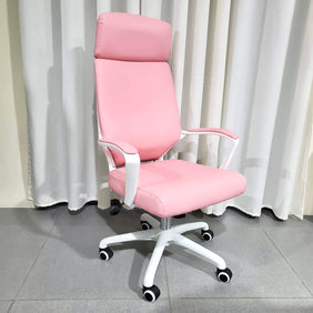 Penelope Pink Faux Leather Executive Office Chair