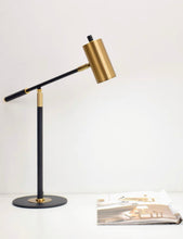 Load image into Gallery viewer, Gold &amp; Black Desk Lamp