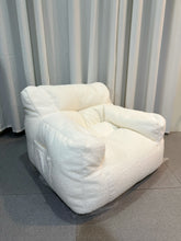 Load image into Gallery viewer, White Lamb Wool Baby/Toddler Couch
