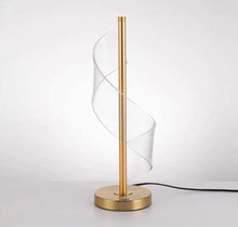 Load image into Gallery viewer, Gold LED Night Desk Side Table Lamp
