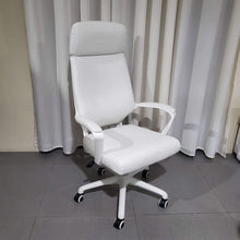 Load image into Gallery viewer, Penelope White Faux Leather Executive Office Chair